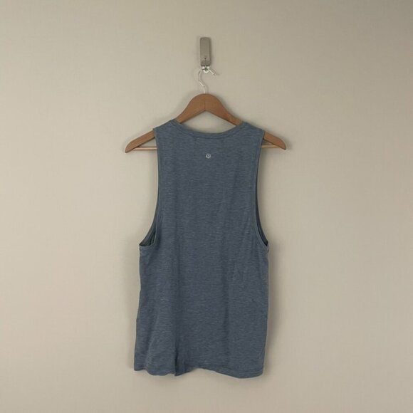 Lululemon Box It Out Tank Heathered Night Tide Blue Size 6 - Picture 2 of 4